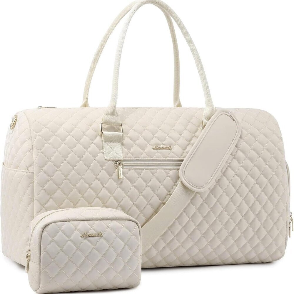 Travel Duffle Bag, Weekender Bag for Women with Toiletry Bag, Carry on Overnight